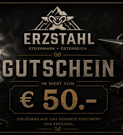 ERZSTAHL GUTSCHEIN 50